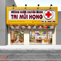 Phương án thiết kế nội thất phòng khám tai mũi họng Ngọc Anh